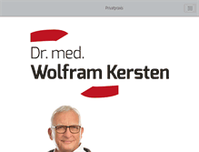 Tablet Screenshot of dr-kersten.com